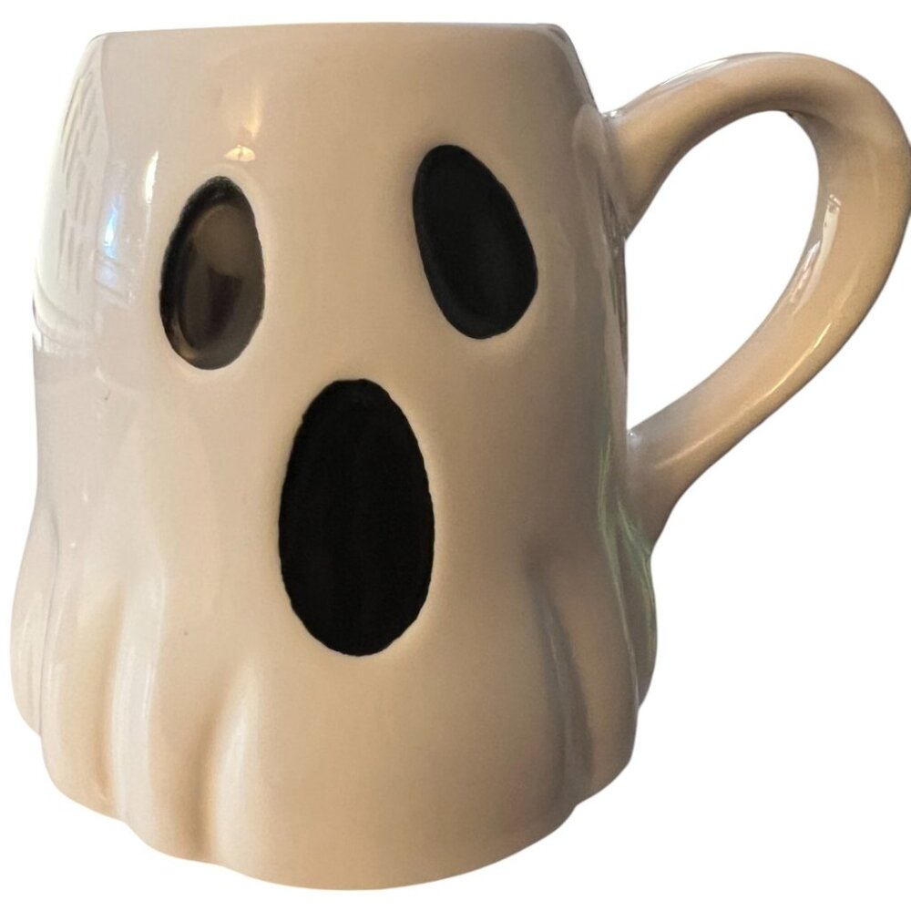 Crofton Ghost Mug Stoneware Halloween Dishwasher-, Oven- & Microwave-Safe 11oz